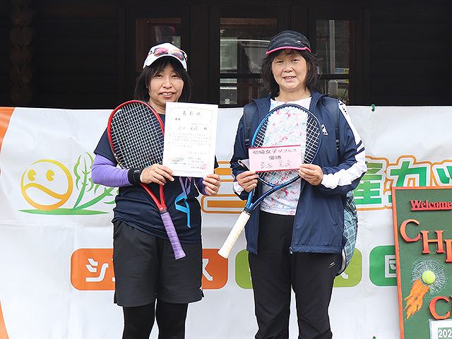 初級女子 優勝(武田・尾崎)